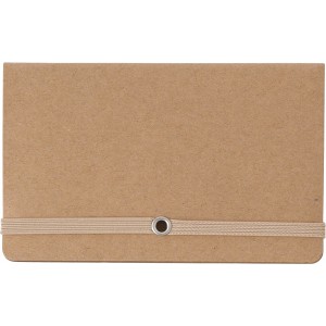 Cardboard sticky note set Bjorn, brown (Sticky notes)