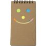 Cardboard sticky note set Kim, brown