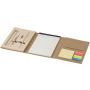 Cardboard writing folder Montana, brown