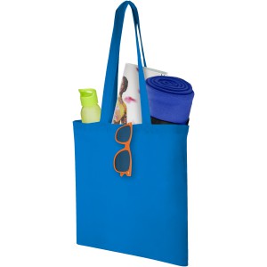 Carolina 100 g/m2 cotton tote bag, Process Blue (cotton bag)