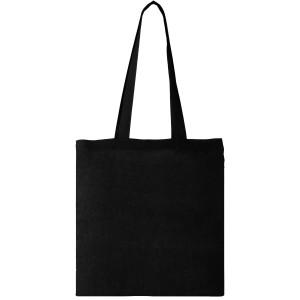 Carolina 100 g/m2 cotton tote bag, solid black (cotton bag)