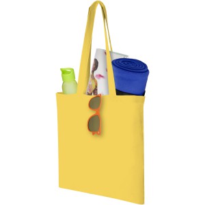 Carolina 100 g/m2 cotton tote bag, Yellow (cotton bag)