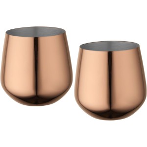 Cascade 540 ml stainless steel cup set, Rosegold
