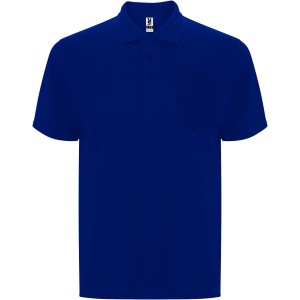 Centauro Premium short sleeve unisex polo, Blue (Polo shirt, 90-100% cotton)