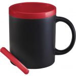 Ceramic mug Claude, red (2880-08CD)