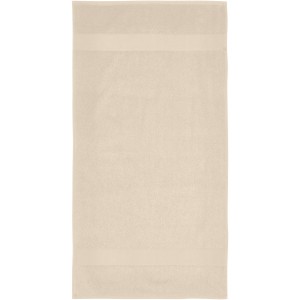 Charlotte 450 g/m2 cotton bath towel 50x100 cm, Beige (Towels)