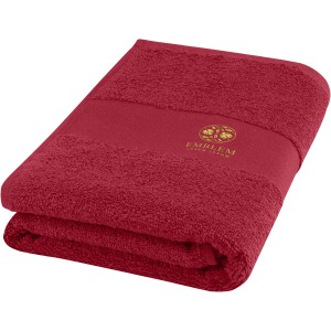 Charlotte 450 g/m2 cotton bath towel 50x100 cm, Red (Towels)