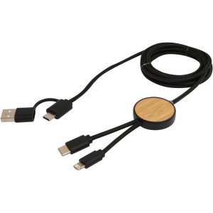 Chechia 5-in-1 recycled plastic 150 cm data sync and 27W fas (Eletronics cables, adapters)