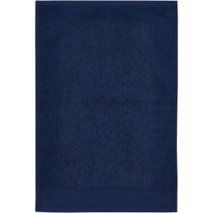 Chloe 550 g/m2 cotton bath towel 30x50 cm, Navy (Towels)