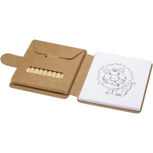 Chroma drawing notepad and pencils set, Natural