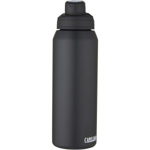 Chute(r) Mag 1 L insulated stainless steel sports bottle, Solid black (Sport bottles)