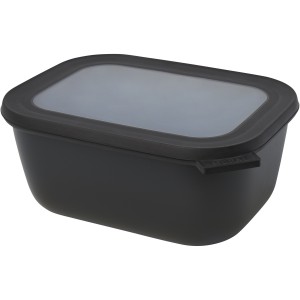 Cirqula 1500 ml rectangular multi bowl, Solid black