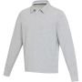 Clyde unisex organic rugby polo sweatshirt, Heather grey