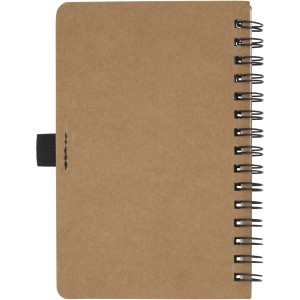 Cobble A6 wire-o recycled cardboard notebook with stone paper, Natural (Notebooks)