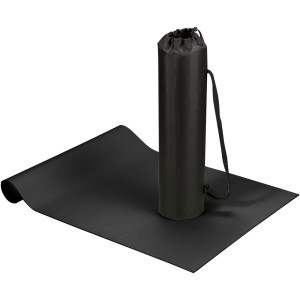 Cobra fitness and yoga mat, solid black (Sports equipment)