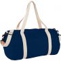 Cochichuate cotton barrel duffel bag, Navy