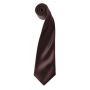'COLOURS COLLECTION' SATIN TIE, Brown