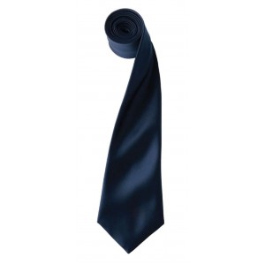 'COLOURS COLLECTION' SATIN TIE, Navy