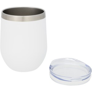 Corzo 350 ml copper vacuum insulated cup, White (Glasses)