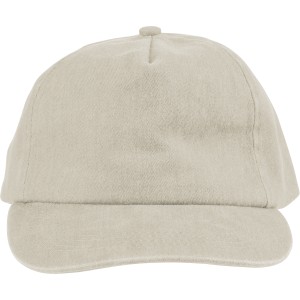 Cotton (240 gsm) cap Liora, beige (Hats)