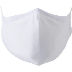 Cotton reusable face mask Riyan, white (Mask)