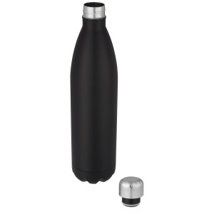 Cove 1 L vacuum insulated stainless steel bottle, Solid blac (Thermos)