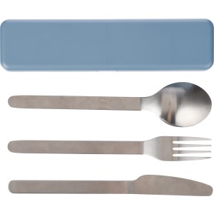 Cutlery set Brisio, 3 pcs, blue
