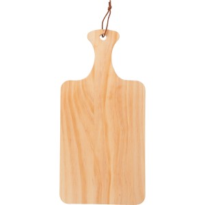 Cutting board Daxton, Recycled pinewood, With handle, brown