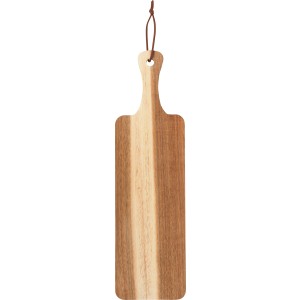 Cutting board Walter, Recycled acacia, With handle, brown