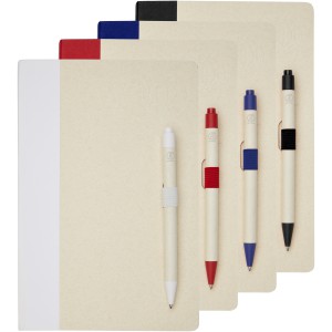 Dairy Dream A5 size reference notebook and ballpoint pen set, Blue (Notebooks)