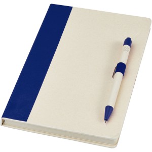 Dairy Dream A5 size reference notebook and ballpoint pen set, Blue (Notebooks)