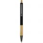 Darius recycled aluminium ballpoint pen, Solid black