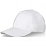 Davis 6 panel cap, White