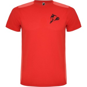 Detroit short sleeve unisex sports t-shirt, Red (T-shirt, mixed fiber, synthetic)
