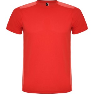 Detroit short sleeve unisex sports t-shirt, Red (T-shirt, mixed fiber, synthetic)