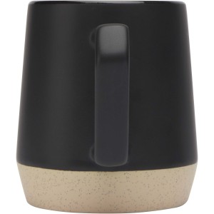 Dolce 300 ml ceramic mug with matt finish, Solid black (Mugs)