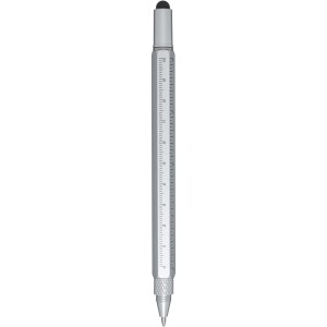 Dora recycled aluminium multifunctional pen, Silver (Metallic pen)