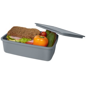 Dovi recycled plastic lunch box, Grey (Plastic kitchen equipments)