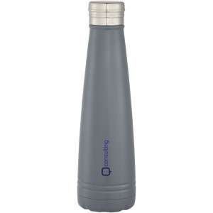 Duke 500 ml copper vacuum insulated sport bottle, Grey (Thermos)