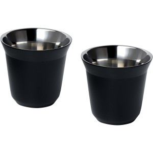 Duo 80 ml RCS certified stainless steel espresso cup set, So (Glasses)