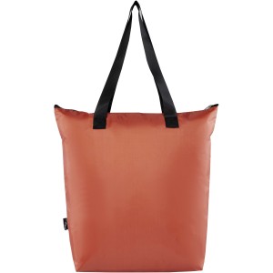 EcoFold RPET foldable tote cooler bag 15L, Brick (Cooler bags)