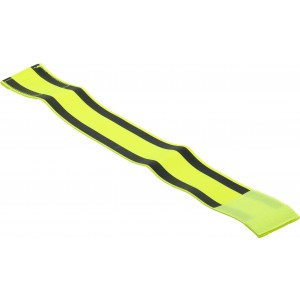 Elastane arm band Danilo, yellow (Reflective items)