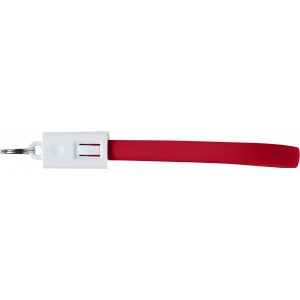 ABS charging cable Pierre, red (Eletronics cables, adapters)