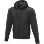 Elevate Darnell men's hybrid jacket, Solid black