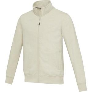 Galena unisex Aware<sup>&trade;</sup> recycled full zip sweater, Oatmeal