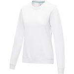 Elevate Jasper women's GOTS organic GRS recycled crewneck sweater, White (3751301)