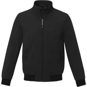 Elevate Keefe unisex lightweight bomber jacket, Solid black (Jackets)