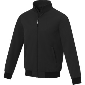 Elevate Keefe unisex lightweight bomber jacket, Solid black