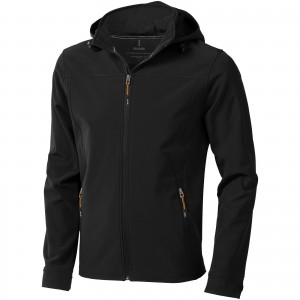 Langley softshell jacket, solid black