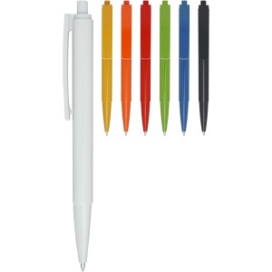 Elsa recycled plastic ballpoint pen, Orange (Plastic pen)